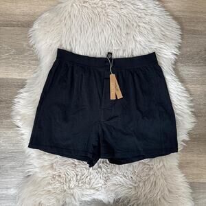 NWT SKIMS Boyfriend Loose Short - Onyx S